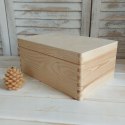 Drewniane Pudełko Na Drobiazgi Skrzyneczka Kufer